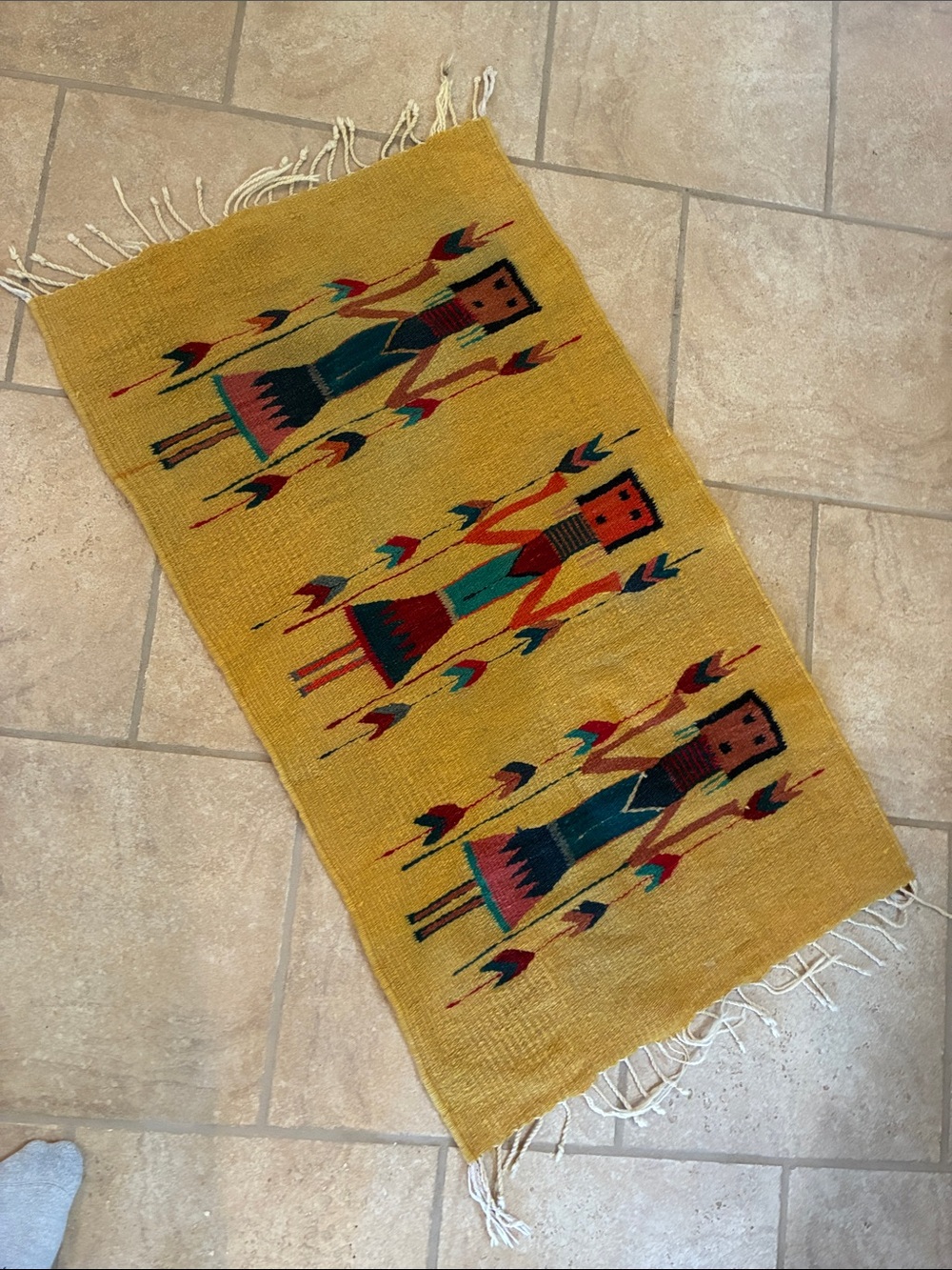 Vintage Zapotec Wool Rug